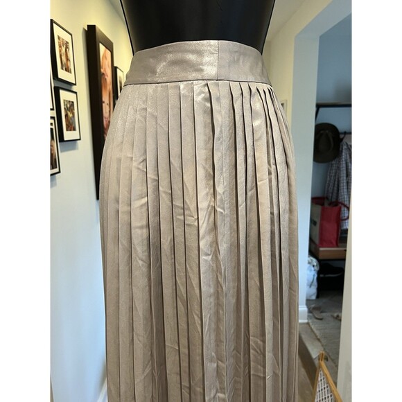 Toccin Dillon Pleated Maxi-Skirt Size 6 - Picture 10 of 12